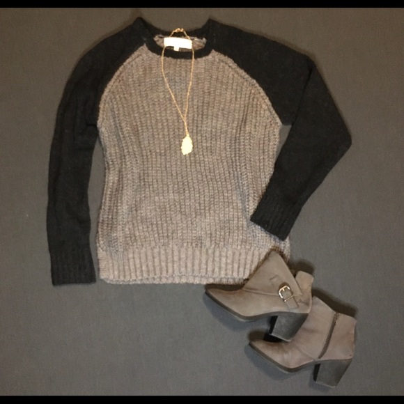 NWT- Evereve John + Jenn Colorblock Sweater - Picture 1 of 5